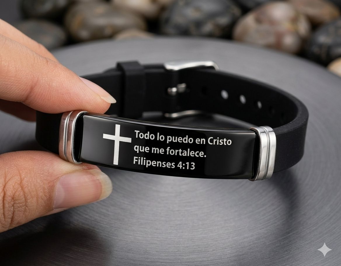 🙏Filipenses 4:13 ❤️ Pulsera de FE 🙏