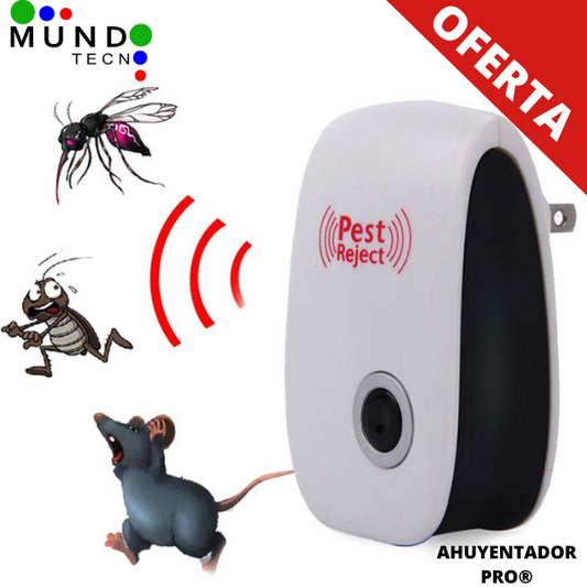 Ahuyentador PRO®️ Ultrasónico Roedores e Insectos + Envio GRATIS