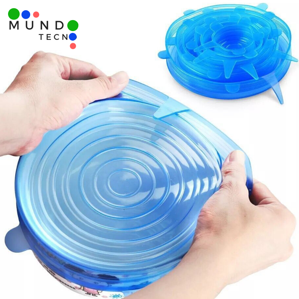 Tapas de Silicona CALIDAD PREMIUM - PACK x6 Uniades - 30%OFF