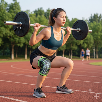 Rodillera Deportiva con Vendas de Sujeción