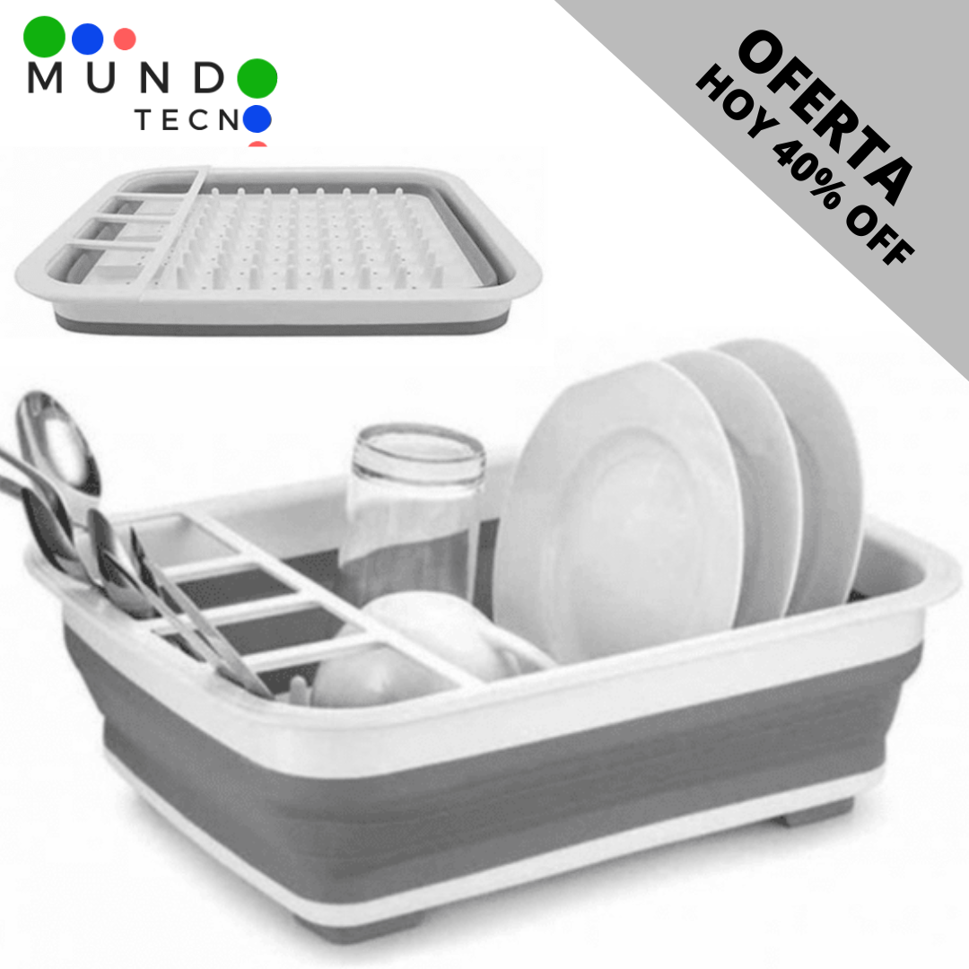 Escurridor Plegable Silicona Premium®️ HOY 40%OFF